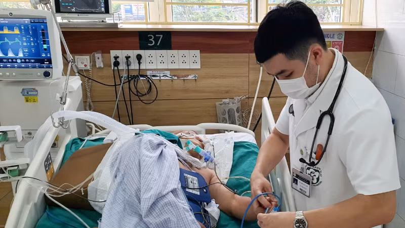 Bệnh nhân tiên lượng xấu. (Ảnh: BVCC)