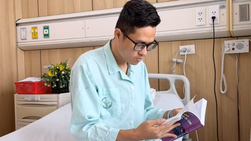 Bác sĩ Tài đang dần bình phục sức khỏe. 