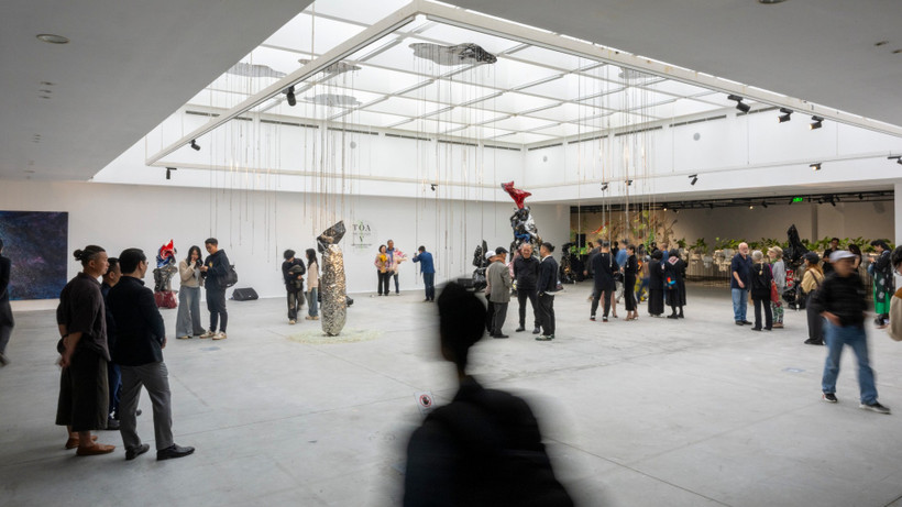 Lễ khai mạc triển lãm “Tỏa V-Điểm chạm khoa học”.