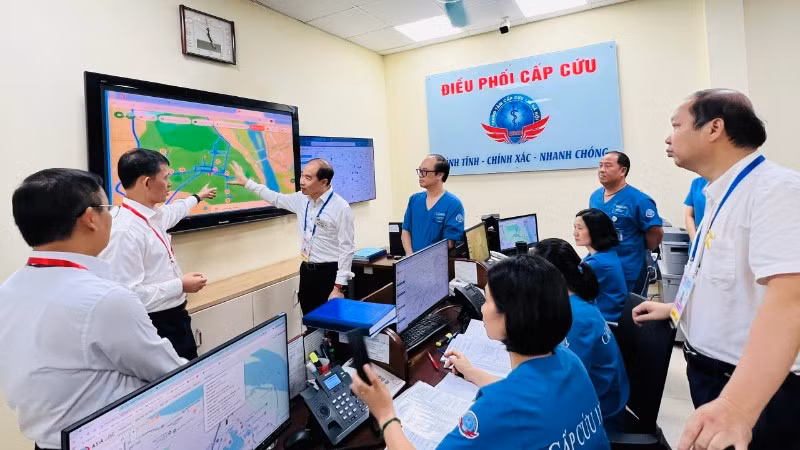 Trung tâm chỉ huy đáp ứng y tế sự kiện A 83.