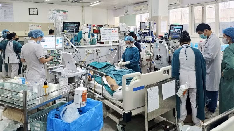 Trung tâm A9, Bệnh viện Bạch Mai lên phương án cấp cứu bệnh nhân trong mọi tình huống. 