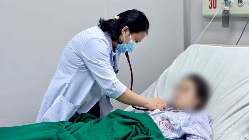 Sản phụ được theo dõi tại Bệnh viện Bệnh Nhiệt đới Trung ương. 