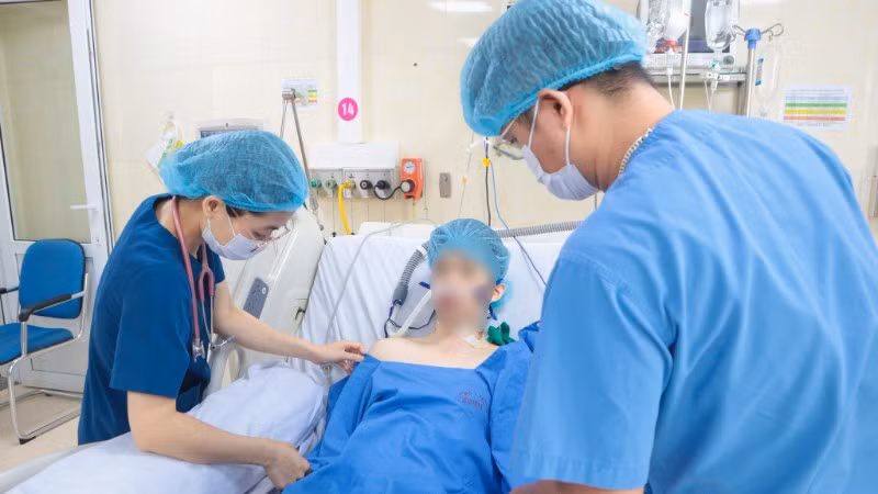 Bệnh nhân đang hồi phục sức khỏe.