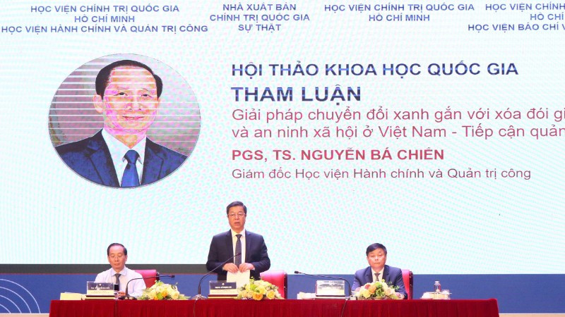 Chủ tọa của Hội thảo khoa học.