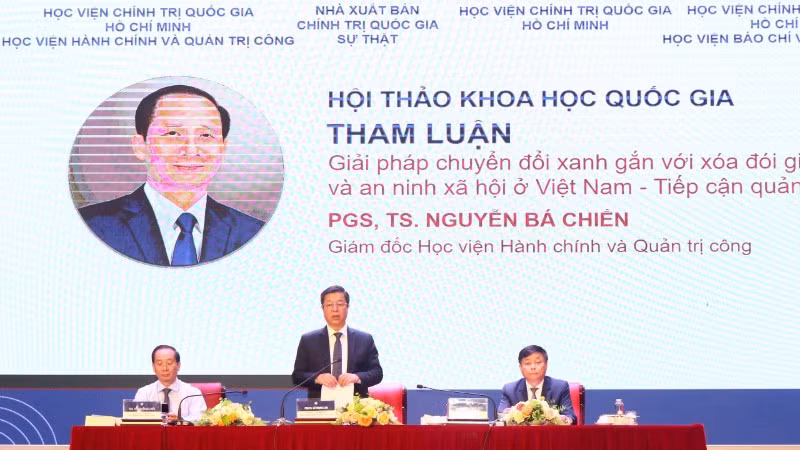 Chủ tọa của Hội thảo khoa học.