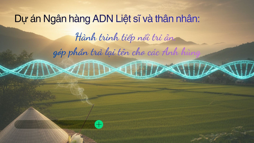 Dự án Ngân hàng ADN liệt sĩ và thân nhân: Hành trình tiếp nối tri ân, góp phần trả lại tên cho các Anh hùng