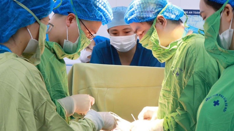Sản phụ được phẫu thuật thành công, bảo toàn tính mạng cả mẹ và con. 