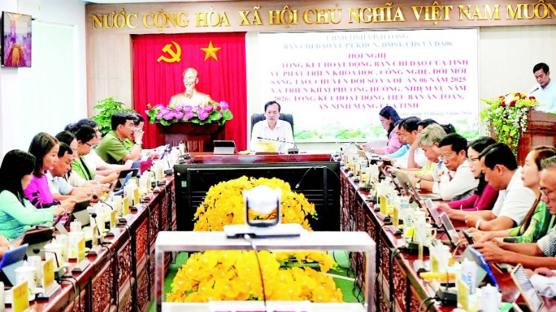 Lãnh đạo tỉnh Vĩnh Long thường xuyên tổ chức hội nghị để kiểm tra, đánh giá.