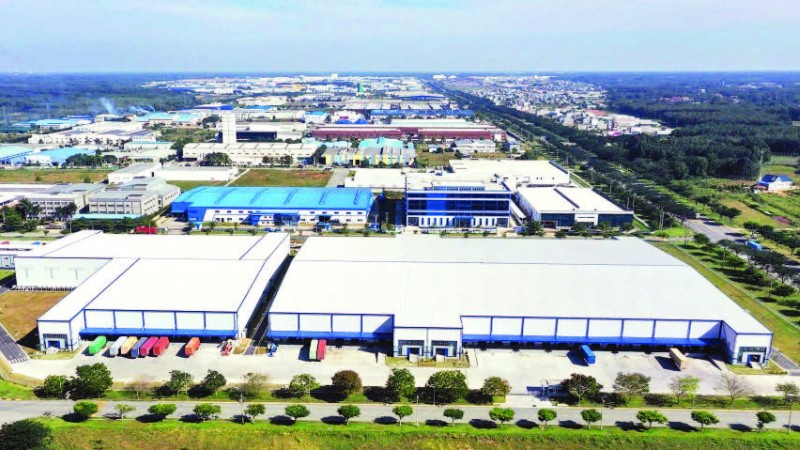 Một góc Khu Công nghiệp Bàu Bàng, Thành phố Hồ Chí Minh.