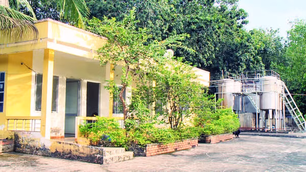 Trạm cấp nước Định Thành trên địa bàn xã Dầu Tiếng, Thành phố Hồ Chí Minh.