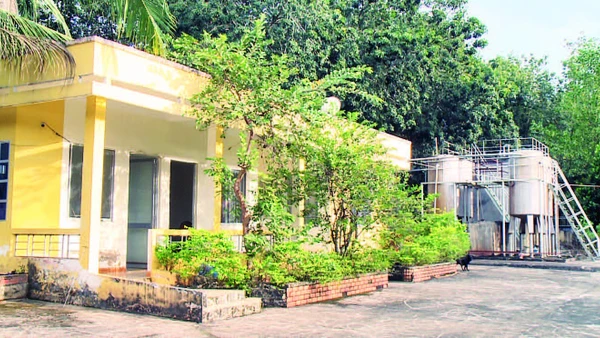 Trạm cấp nước Định Thành trên địa bàn xã Dầu Tiếng, Thành phố Hồ Chí Minh.