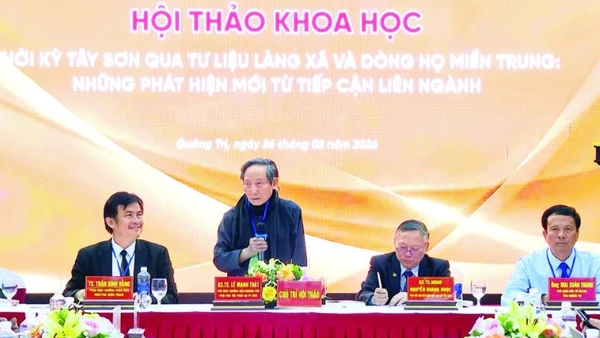 Hội thảo “Thời kỳ Tây Sơn qua tư liệu làng xã và dòng họ tại miền trung- Những phát hiện mới từ góc nhìn liên ngành”.