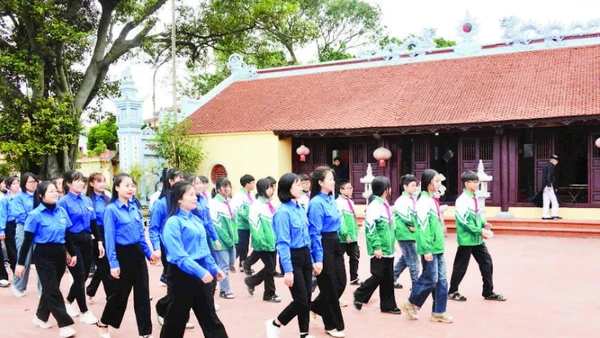 Tuổi trẻ Song Liễu gìn giữ, nối tiếp truyền thống quê hương cách mạng.