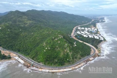 Tuyến đường ven biển hiện hữu kết nối phường Vũng Tàu,Thành phố Hồ Chí Minh với tỉnh Lâm Đồng.