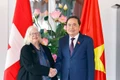 Chủ tịch Quốc hội Trần Thanh Mẫn tiếp bà Anjuska Marija Weil, Chủ tịch Hội hữu nghị Thụy Sĩ-Việt Nam. (Ảnh: Doãn Tấn/TTXVN)