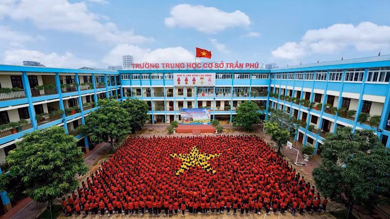 Trường trung học cơ sở Trần Phú, Hải Phòng. (Ảnh minh họa: Trường trung học cơ sở Trần Phú)
