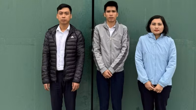 Ba cán bộ, nhân viên ngân hàng bị khởi tố, bắt tạm giam. (Ảnh: Công an Hải Phòng)