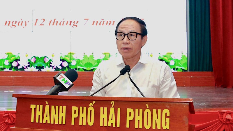Bí thư Thành ủy Hải Phòng Lê Tiến Châu phát biểu tại Hội nghị. a-chau-hn-lan-2-ok.jpg