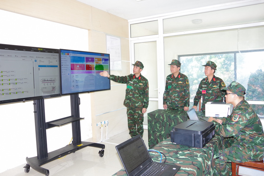 Kiểm tra công tác bảo đảm công nghệ thông tin phục vụ diễn tập ĐK-23. qd-23-2.jpg