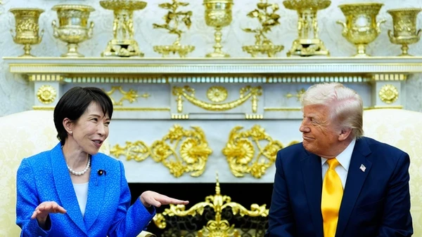 [Video] Thủ tướng Nhật Bản Takaichi lần đầu thăm Mỹ, ca ngợi Tổng thống D. Trump