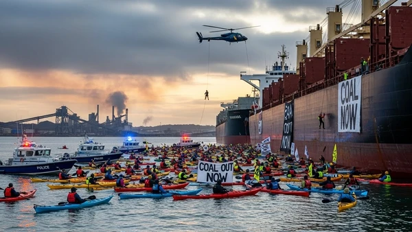 [Video] Australia bắt giữ hàng trăm người gây cản trở cảng than lớn nhất thế giới
