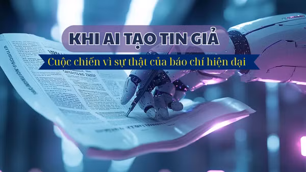 [Video] Khi AI tạo tin giả: Cuộc chiến vì sự thật của báo chí hiện đại 