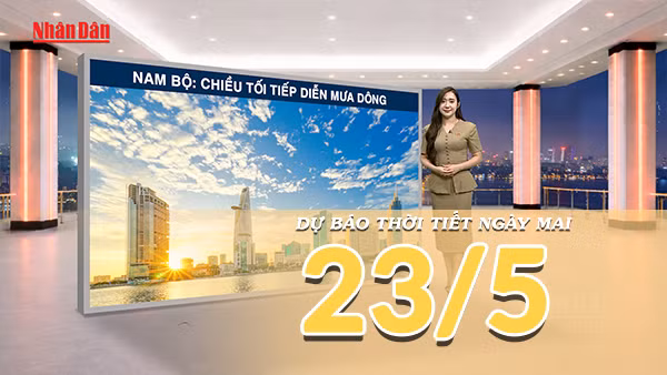 [Video] Dự báo thời tiết đêm nay và ngày mai ngày 23/5/2026: Bắc Bộ và Trung Bộ bước vào đợt nắng nóng diện rộng