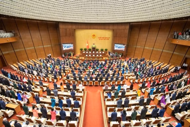 Quang cảnh Kỳ họp thứ 9, Quốc hội khóa XV.