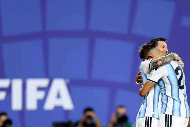 Lionel Messi đang có một kỳ World Cup bùng cháy (Ảnh: THX/TTXVN)