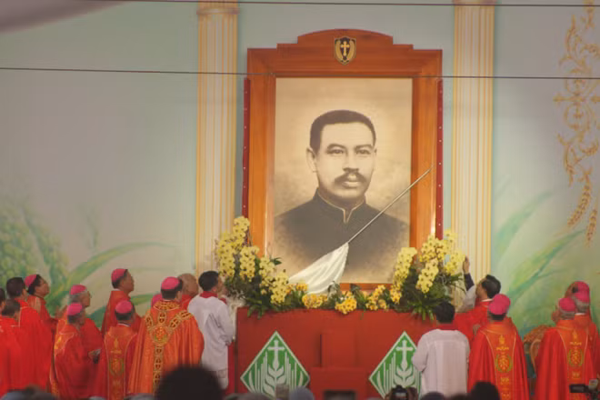 Quang cảnh buổi lễ.