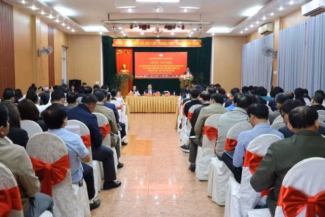 Quang cảnh hội nghị. Ảnh: Mặt trận Tổ quốc Việt Nam tỉnh Đắk Lắk.