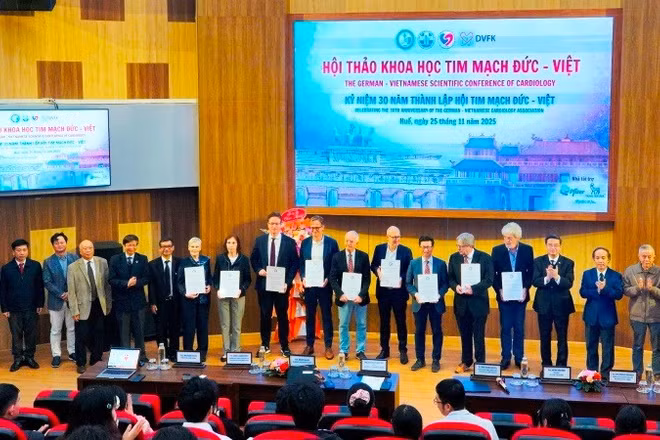 Hội thảo khoa học tim mạch Đức-Việt năm 2025 nhân niệm 30 năm thành Hội Tim mạch Đức-Việt.