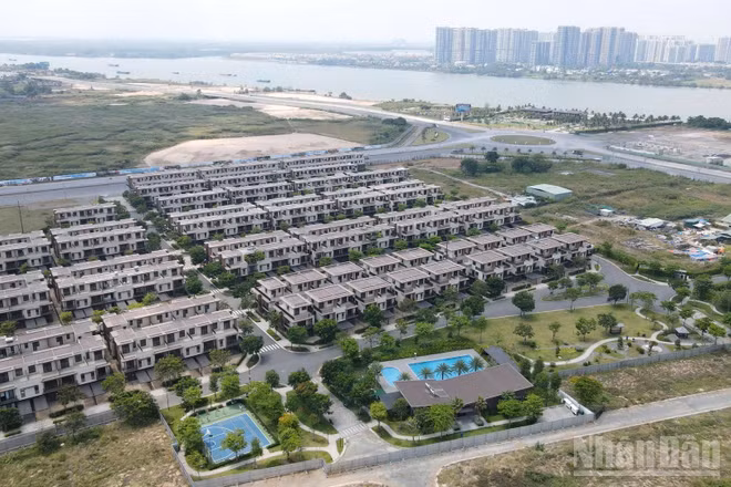 Một khu đô thị ven sông Đồng Nai tại phường Long Hưng, tỉnh Đồng Nai.