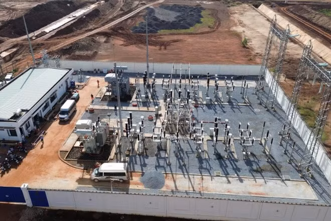 Công trình máy 2 Trạm biến áp 110 kV sân bay Long Thành đã được đóng điện thành công.
