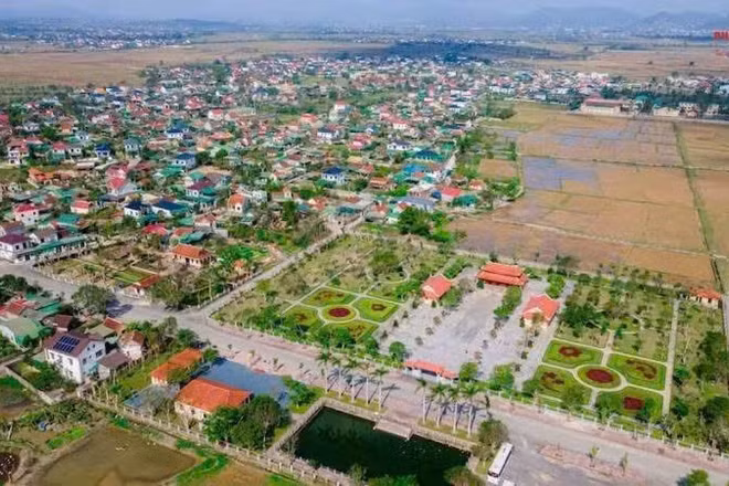 Diện mạo nông thôn mới xã Hưng Nguyên Nam ngày càng khang trang, hiện đại.