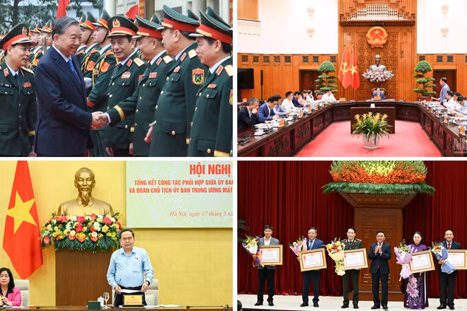 Tin nổi bật ngày 17/3: Tổng Bí thư Tô Lâm làm việc với Học viện Kỹ thuật quân sự và Bộ Công thương; Tổng kết công tác chuẩn bị, tổ chức phục vụ Đại hội XIV của Đảng