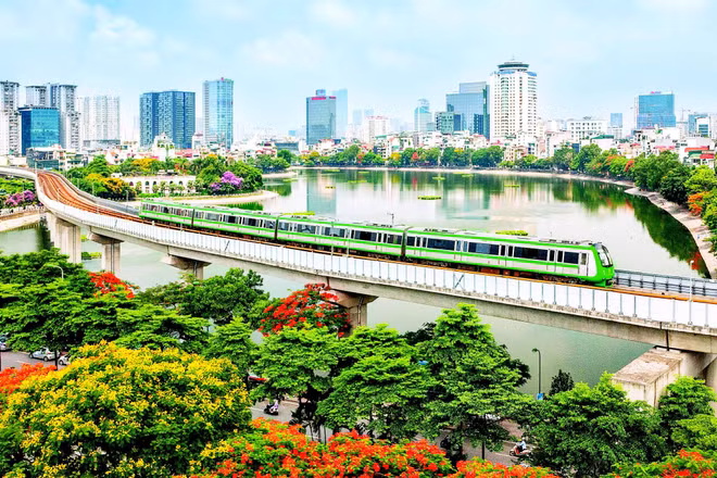 Hà Nội - Thành phố xinh đẹp và hiện đại. (Ảnh: TRẦN THU HÀ)