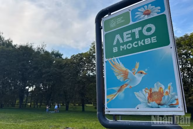 Dự án "Mùa hè ở Moskva" mang lại những sân chơi bổ ích cho người dân Moskva.