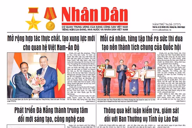 Báo Nhân Dân số 25737