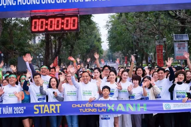 Lan tỏa lối sống xanh, hàng nghìn người sẽ chạy bộ hưởng ứng Giờ Trái đất 2026.