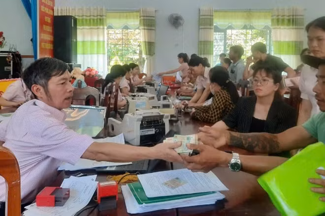 Điểm giao dịch của Ngân hàng Chính sách xã hội tỉnh Lâm Đồng.