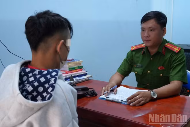 P.H.K tại cơ quan Công an.