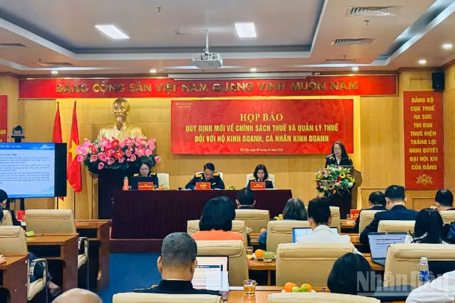 Hình ảnh tại buổi họp báo. (Ảnh: MINH PHƯƠNG)