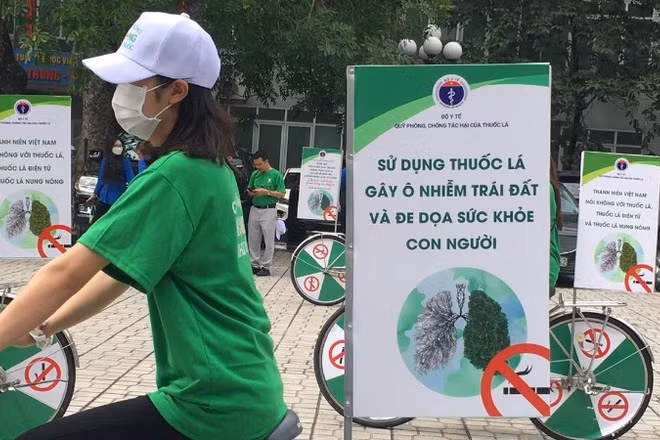 Bộ Y tế thường xuyên tổ chức các chiến dịch truyền thông phòng, chống tác hại của thuốc lá. (Ảnh: TL)