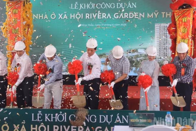 Lễ khởi công dự án.