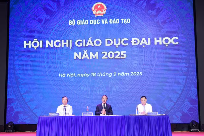 Hội nghị Giáo dục đại học năm 2025 được tổ chức tại Hà Nội vào ngày 18/9.