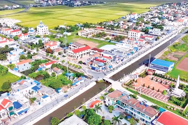 Diện mạo nông thôn của tỉnh Ninh Bình ngày càng khởi sắc.