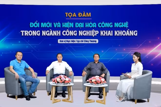 Tọa đàm “Đổi mới và hiện đại hóa công nghệ trong ngành công nghiệp khai khoáng”.