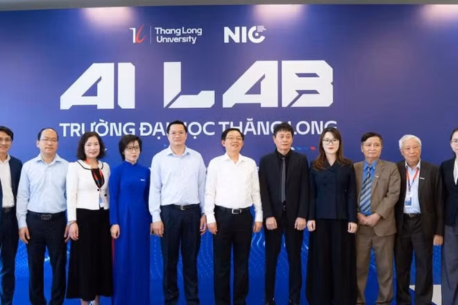 Phó Thủ tướng Hồ Quốc Dũng dự Lễ khai trương AI Lab của Trường đại học Thăng Long