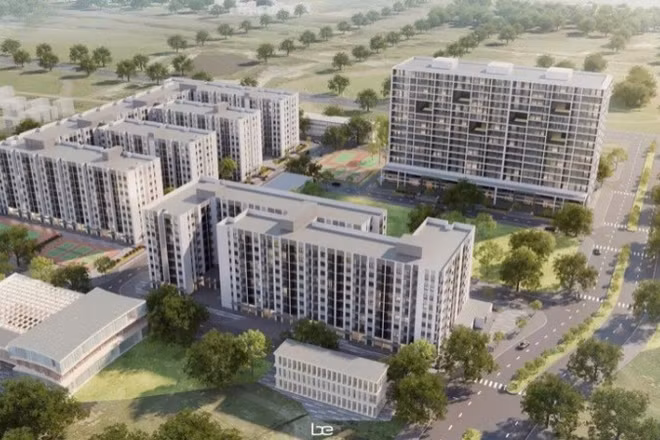 Phối cảnh dự án.